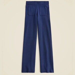J. Crew Sailor Sweater Wide Leg Trouser Pant XL Tall Patch Pockets Pull On CH665